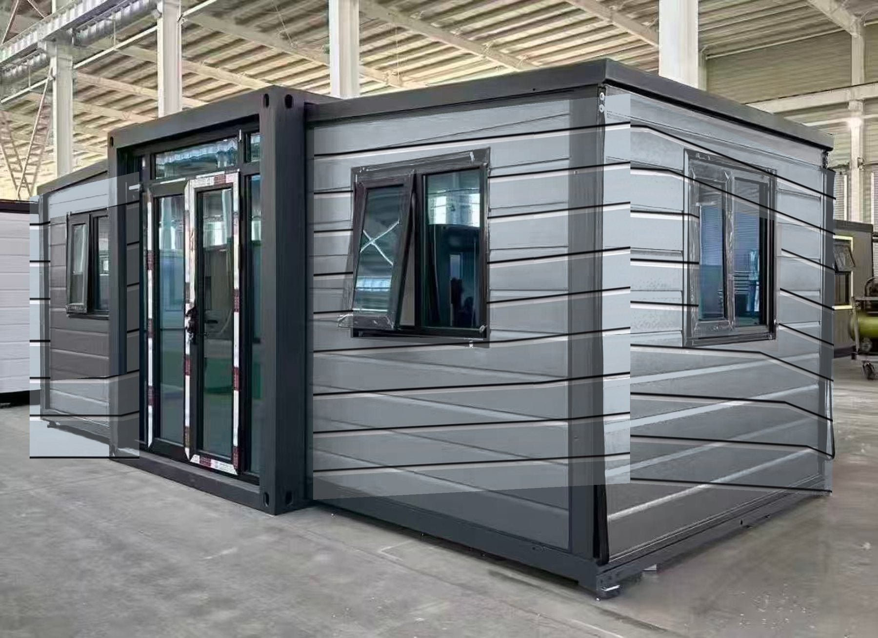 Configured expandable home
