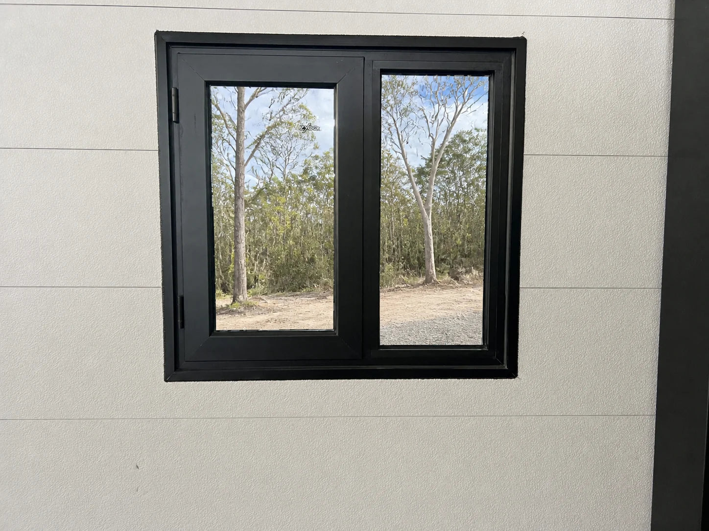 Finished exterior installation detail