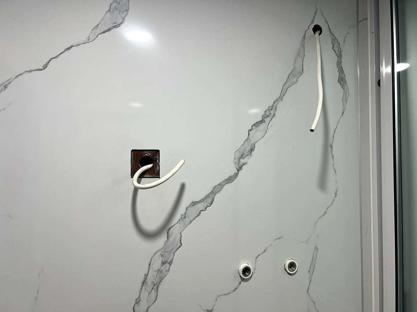 Bathroom plumbing rough-in detail