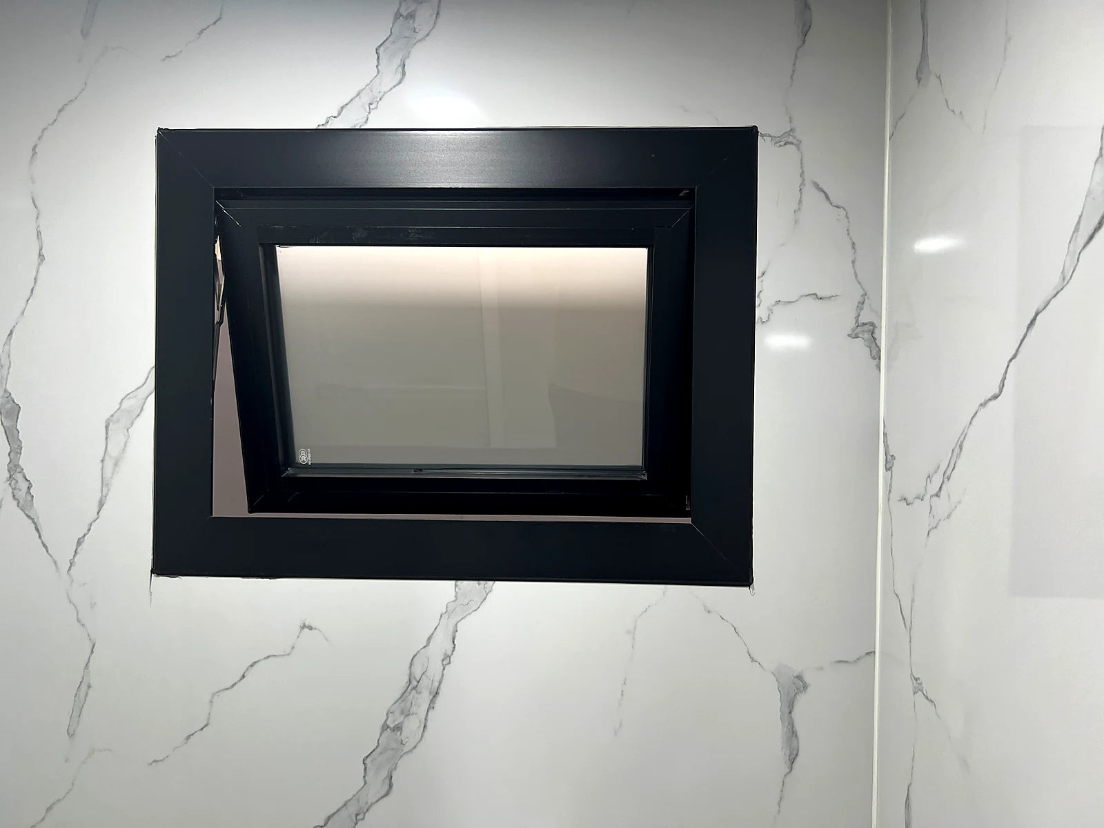 Bathroom window detail
