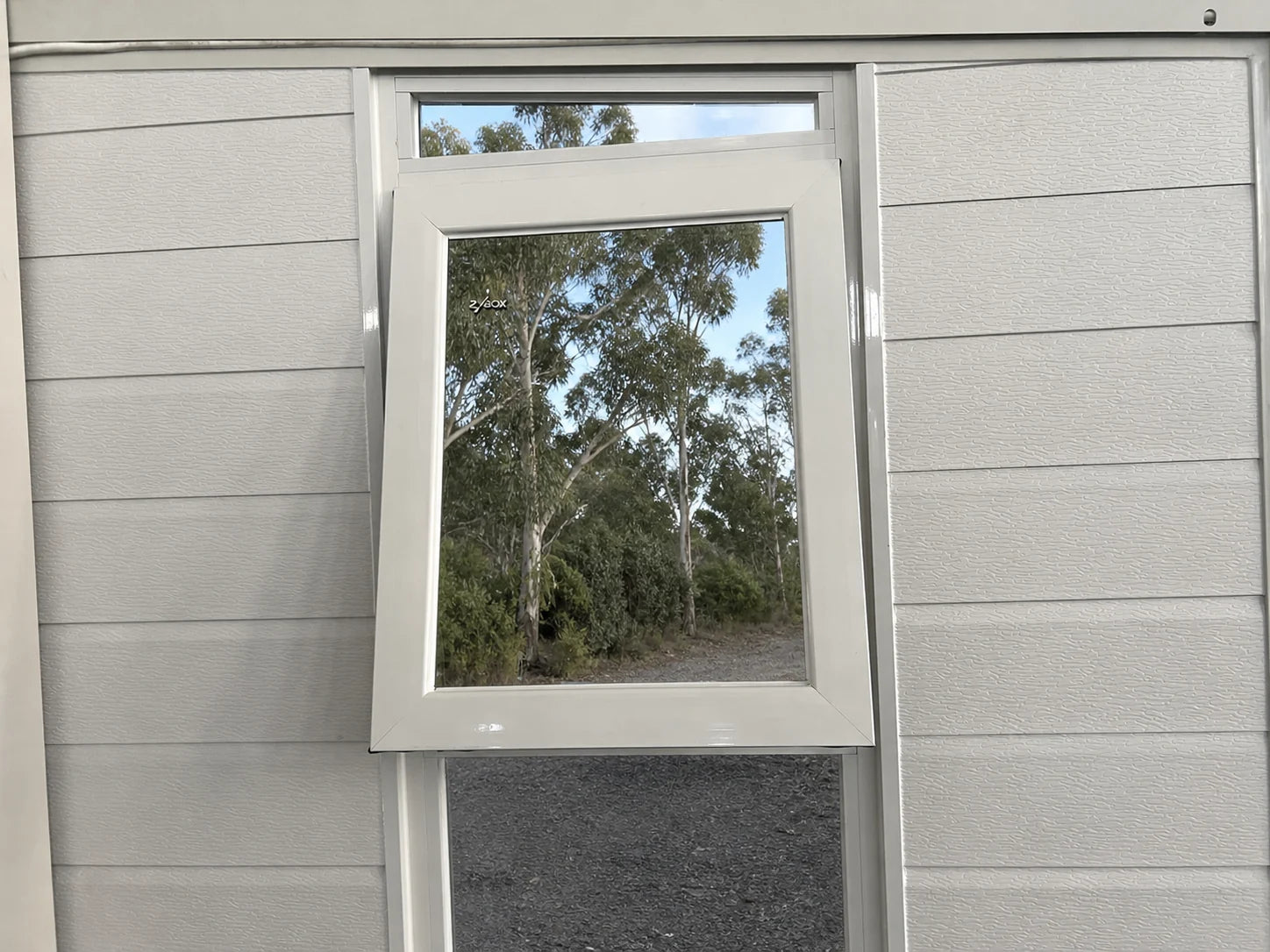 Modular home exterior window detail