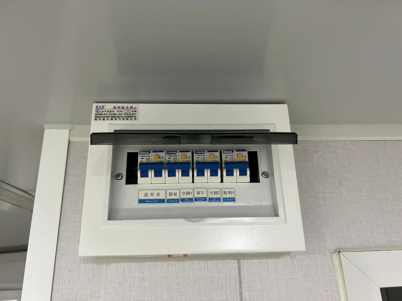 Electrical distribution panel